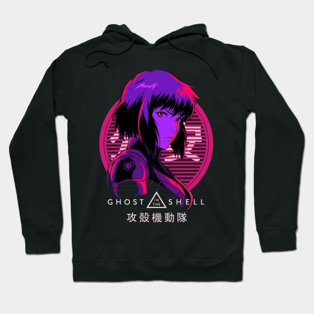 GITS - Major Motoko - Section 9 Hoodie by NeonOverdrive